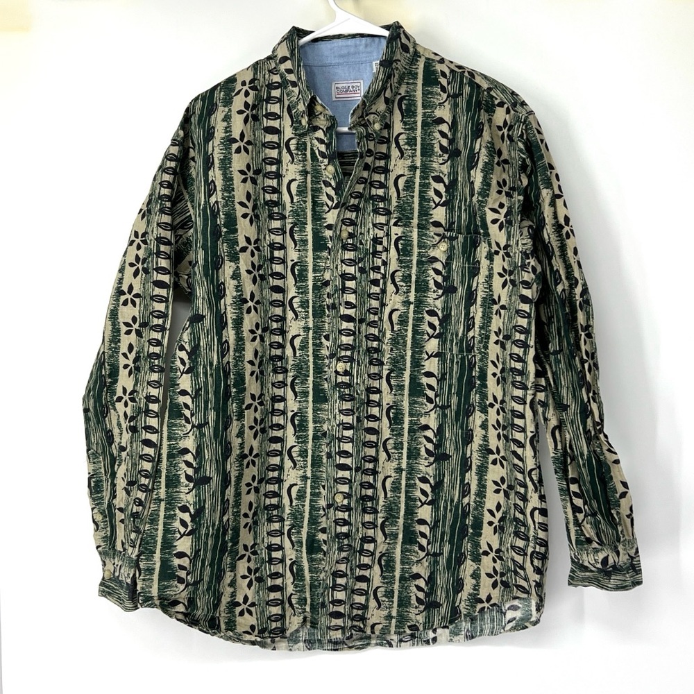 Bugle boy vintage men’s button down shirt medium